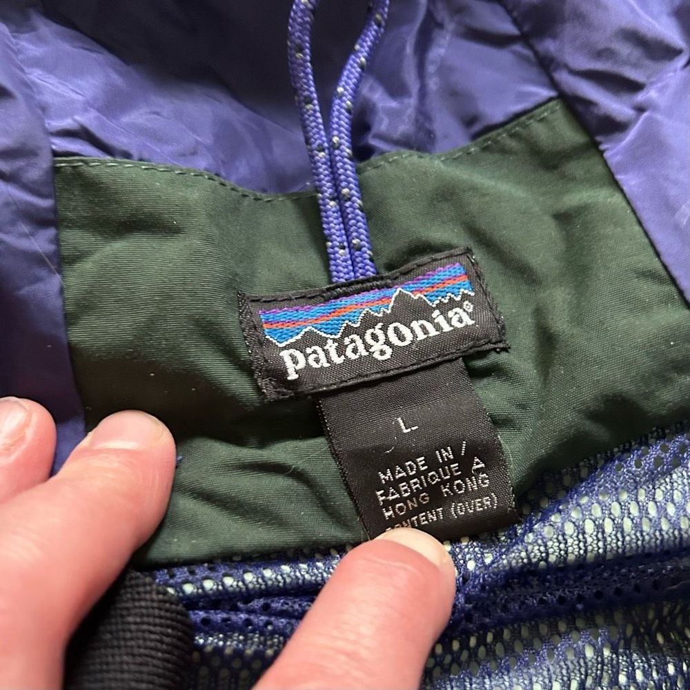 Vintage PATAGONIA Dark Green One Piece Hooded Snow / Ski Suit - Size Large Women - Picture 11 of 13